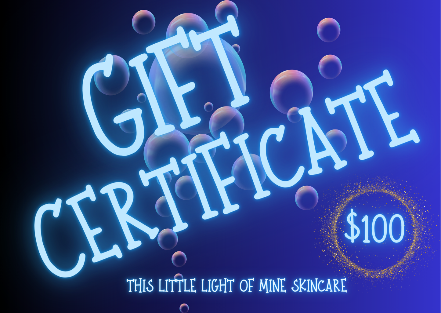 Spoil them with a gift certificate!