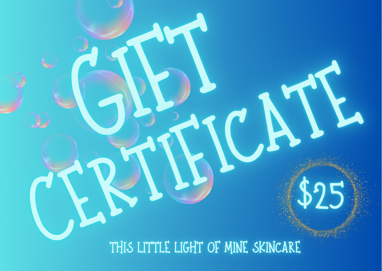 Spoil them with a gift certificate!