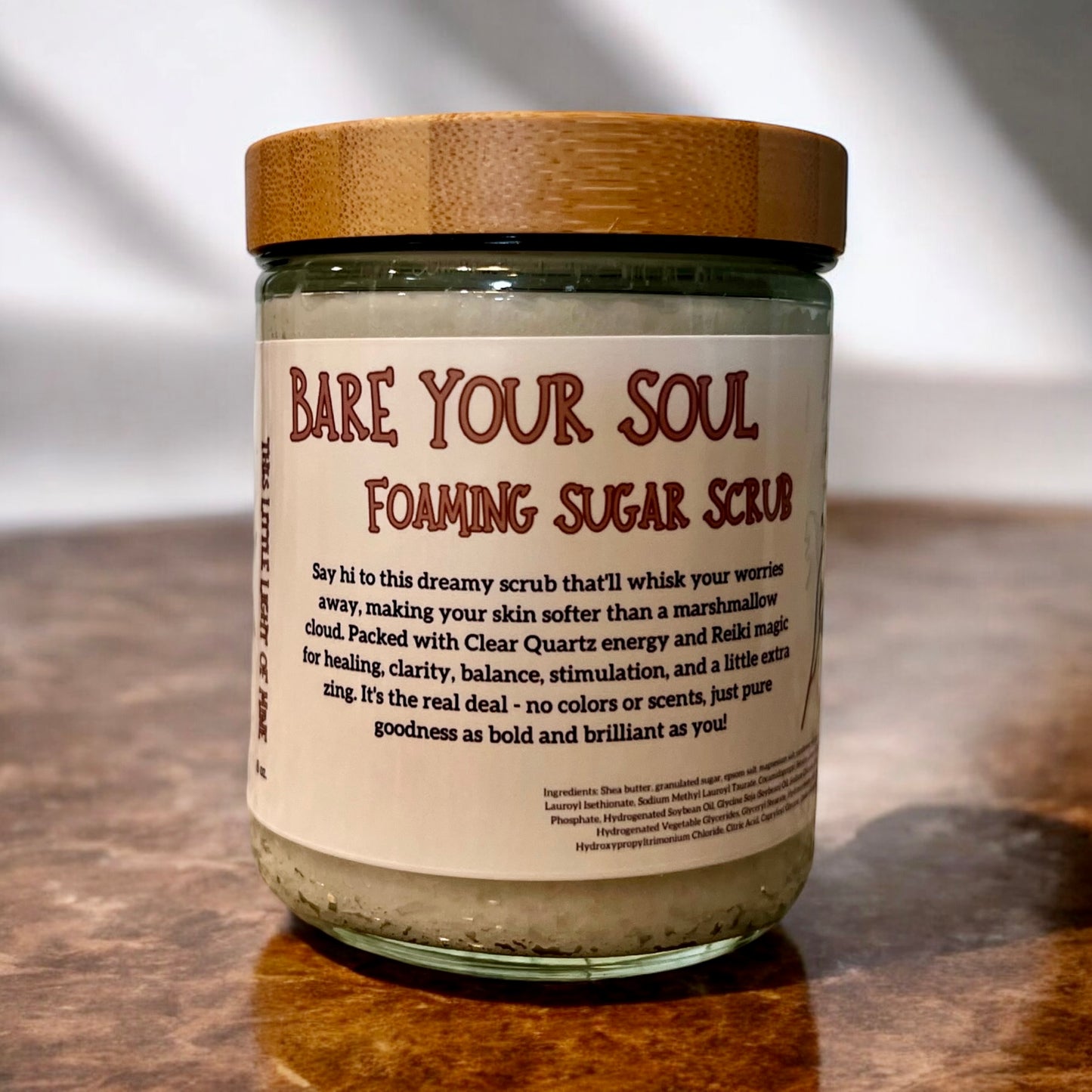 Bare Your Soul Foaming Sugar Scrub