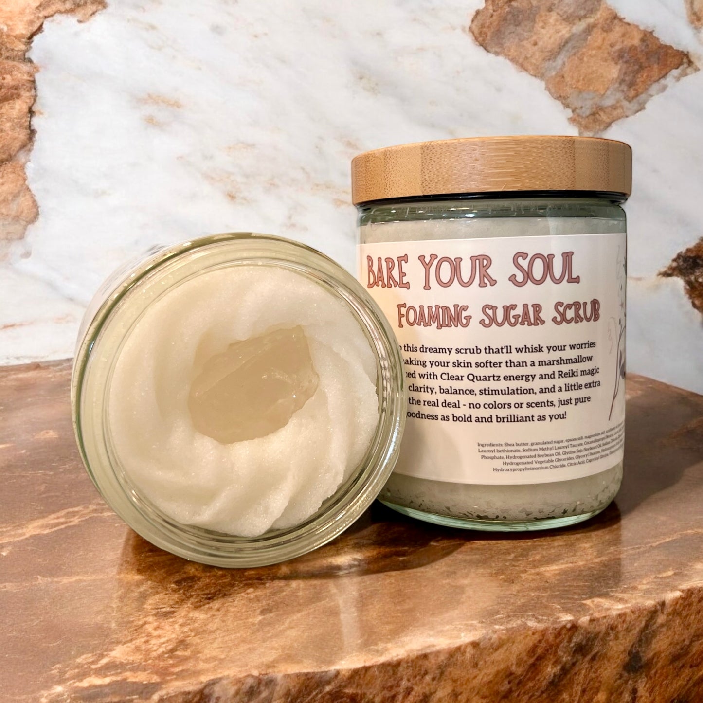 Bare Your Soul Foaming Sugar Scrub