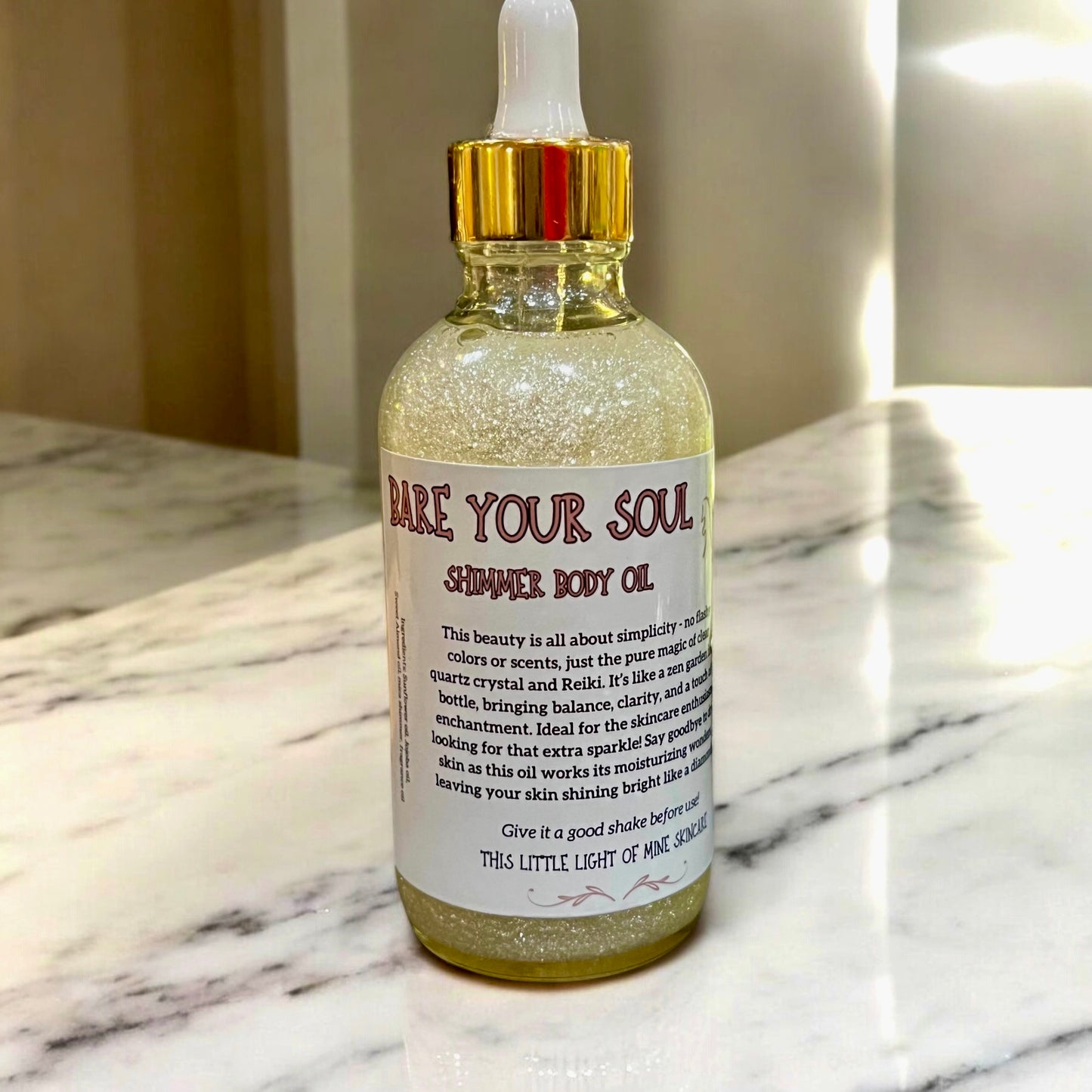 Bare Your Soul Shimmer Body Oil